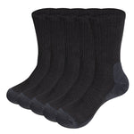 YUEDGE Men's Mid Calf Moisture Wicking Thermal Socks (5 Pairs/Pack)