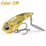 Fishing Lure 55 60mm 13g 17g Sinking Tail Spinner Baits for Bass