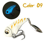 Fishing Lure 55 60mm 13g 17g Sinking Tail Spinner Baits for Bass