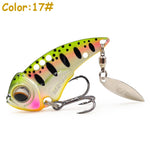 Fishing Lure 55 60mm 13g 17g Sinking Tail Spinner Baits for Bass