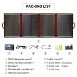 Dokio 200w 18v Portable Foldable Solar Panel