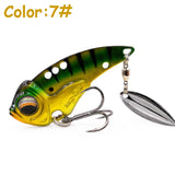 Fishing Lure 55 60mm 13g 17g Sinking Tail Spinner Baits for Bass