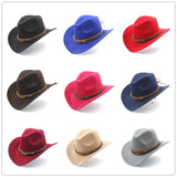 New Product! Fashion Wool Cowboy Hats 