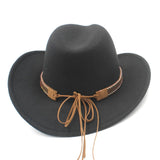 New Product! Fashion Wool Cowboy Hats 