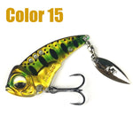 Fishing Lure 55 60mm 13g 17g Sinking Tail Spinner Baits for Bass