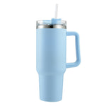 Colorful Travel Tumbler with Straw (40 oz Mug) Stainless Steel