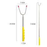 Telescopic BBQ Forks Extendable Stainless Steel Hotdog Marshmellows