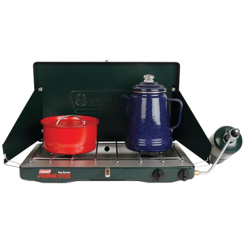 Classic Propane Gas Camp Stove with 2 Burners