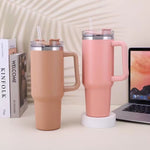 Colorful Travel Tumbler with Straw (40 oz Mug) Stainless Steel