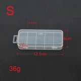 5 Compartments Fishing Tackle Box Plastic Waterproof Fishing Equipment