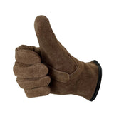 Leather Work Gloves - Single or Double Layer