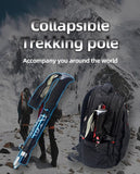 Collapsible Trekking Pole for Hiking with Storage Bag