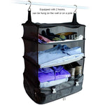 Outdoor Storage Mesh Bag Foldable 3 Layers