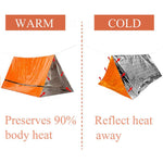 Survival tent, emergency shelter. Thermal Blanket SOS Sleeping Bag