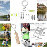 19 IN 1 Survival Kit Military  Multitool Professional Camping Equipment First Aid Wilderness