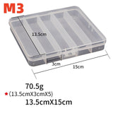 5 Compartments Fishing Tackle Box Plastic Waterproof Fishing Equipment