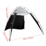 Outdoor Canopy Beach Shelter Sun Shade Tent Lightweight Anti-UV Waterproof