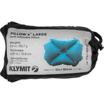 X Ultralight Durable Inflatable Camping Pillow, Teal Blue