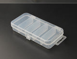 5 Compartments Fishing Tackle Box Plastic Waterproof Fishing Equipment