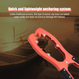 Anchor Gripper Tight Portable Kayak Grip Anchor Mount Kayaking Safety Equipment Fishing Brush Gripper for Kayaks Paddle Boards