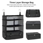 Outdoor Storage Mesh Bag Foldable 3 Layers