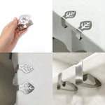 Decorative Stainless Steel Tablecloth Clips (4 Piece Set)