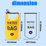 2 Liter Waterproof Dry Bag Storage