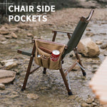 For Camping Chair Armrest Hanging Bag with 4 Pockets