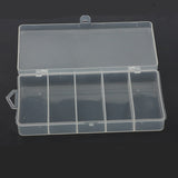 5 Compartments Fishing Tackle Box Plastic Waterproof Fishing Equipment