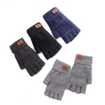 Winter Fingerless Wool Gloves - Unisex - One Size