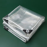 Waterproof Transparent PVC Tarp with Eyelets