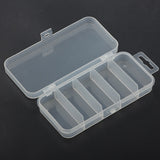 5 Compartments Fishing Tackle Box Plastic Waterproof Fishing Equipment