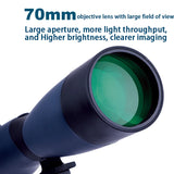 25-75x70 HD Spotting Scope Zoom Monocular BAK4 Prism Waterproof Telescope For Target Shooting Bird Watching Outdoor Camping