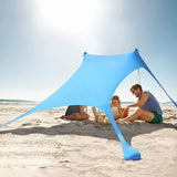 Beach Sunshade Canopy Tent Outdoor Windproof UV Protection