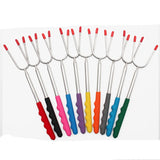 Telescopic BBQ Forks Extendable Stainless Steel Hotdog Marshmellows